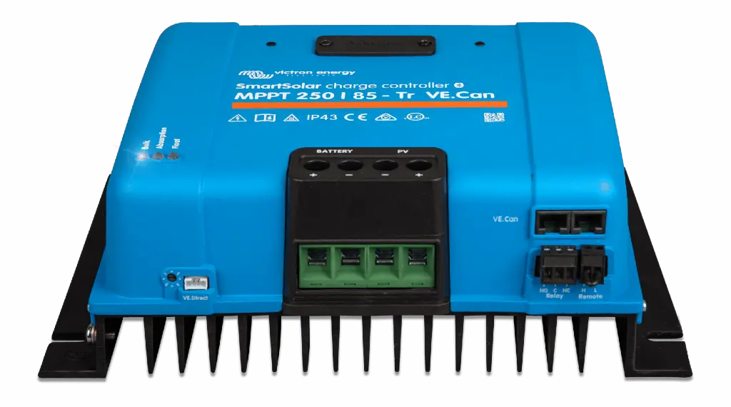 SmartSolar-MPPT-250-85-Tr-VE.Can-front-angle-1-1-1-scaled.webp