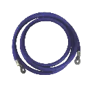 [CBL-2AWG-2.2B] Cable para Baterías, 2.2 m Azul Calibre 2 AWG con Terminales de Ojo en Ambos Extremos.webp