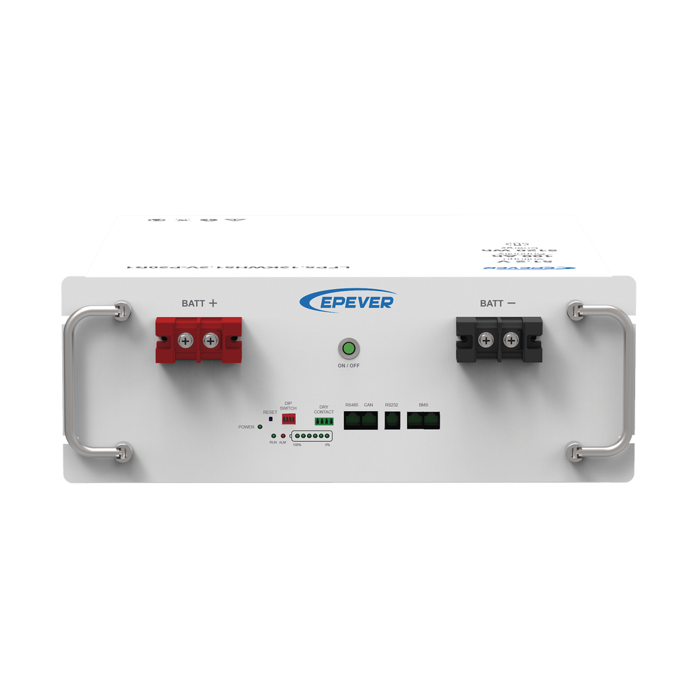 Batería de Litio LiFePO4 51.2V, 5.12kwh, Rack 4UR para montaje en rack. EPEVER
