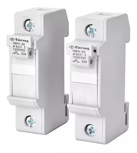 Portafusible MINI con Fusible de Corriente Directa 1000VCD