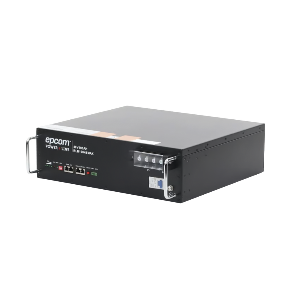 Batería de Litio de 4.8 Kwh, 48 Vcd ,100 Ah, 3U de Montaje en Rack. EPCOM POWERLINE