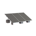 Montaje para 3 Paneles Solares, Riel "8" de 4050mm para Módulos con Espesor de 35mm, Velocidad de Viento Máx. 136km/h (20° a 45°), VEKTOR