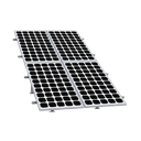 Montaje para 4 Paneles Solares 2X2, Riel 5 de 2700mm para Módulos con Espesor de 30-35mm, Vel. de Viento Máx. 136km/h, VEKTOR