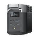 DELTA 2 MAX | Estación de Energía Portátil 2048Wh Litio LFP / 6 AC 2400 W (Max. 3400W) / 2 USB-C 100W / Capacidad para Aumentar Respaldo / Cargador de Coche 10A a 12.6V / Conectividad WiFi y Bluetooth (App) / Carga Solar 1000W, ECOFLOW