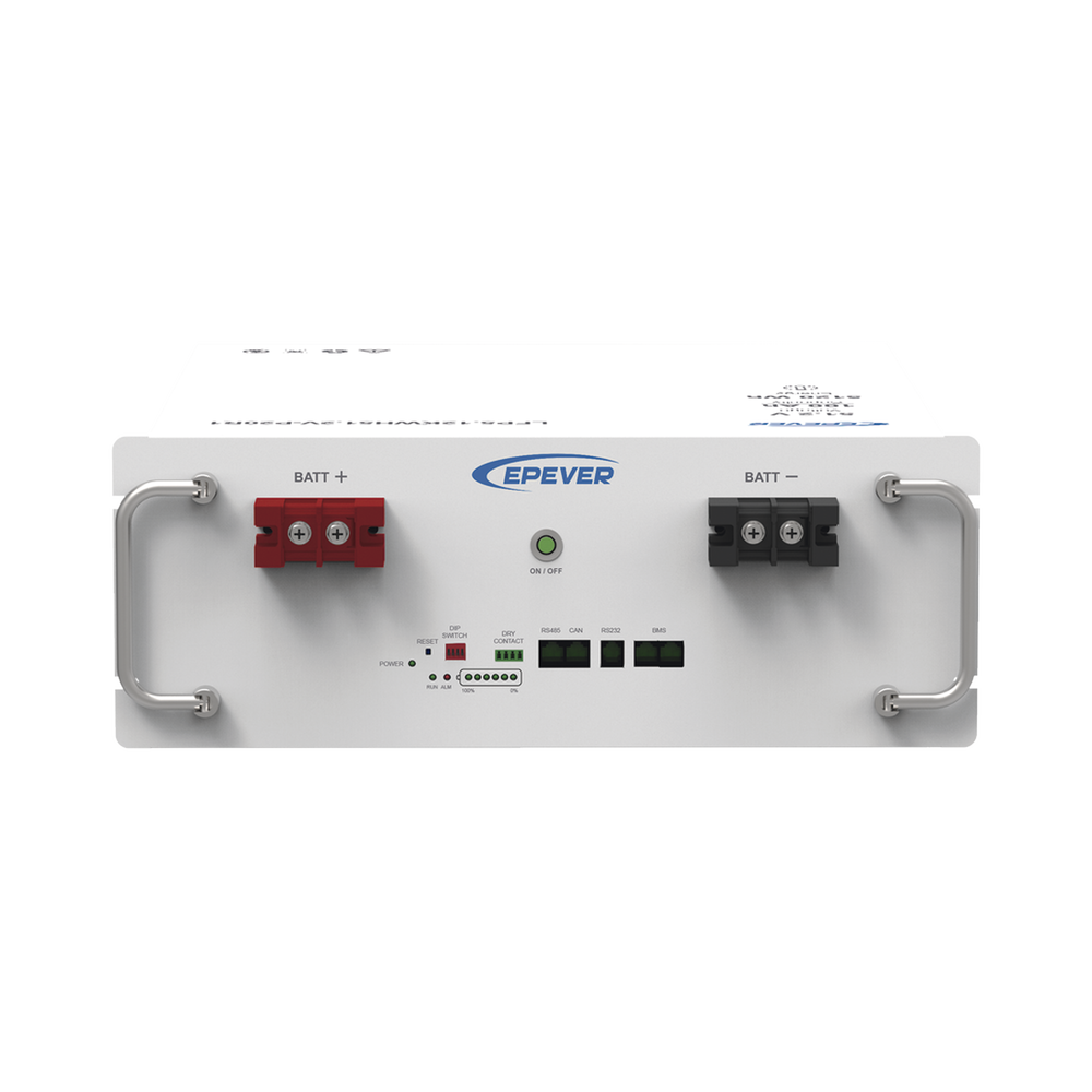 Batería de Litio LiFePO4 51.2Vcc, 5.12Kwh, Rack 4UR para Montaje en Rack, EPEVER