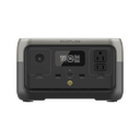River 2 | Estación de Energía Portátil 256Wh Litio LFP / 2 AC 300 W (Max. 600W) / 1 USB-C 60W / 2 USB -A 12W / Cargador de Coche 8A a 12 o 24V / Conectividad WiFi y Bluetooth (App) / Carga Solar 110W Max. ECOFLOW