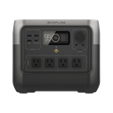 River 2 Pro | Estación de Energía Portátil 768Wh Litio LFP / 4 AC 800W (Max. 1600W) / 1 USB-C 100W / 3 USB -A 12W / Cargador de Coche 10A, 126W Max. / Conectividad WiFi y Bluetooth (App) / Carga Solar 220W Max. ECOFLOW