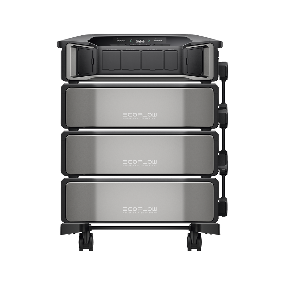 Estación de Energía Delta Pro Ultra 7.2kW para Respaldo Residencial, Incluye Batería de Litio LFP 6kWh (18kWh Totales), Sincronización para Mayor Potencia, Carga Solar Hasta 4000W, Capacidad de Trabajo Online (0ms) ECOFLOW