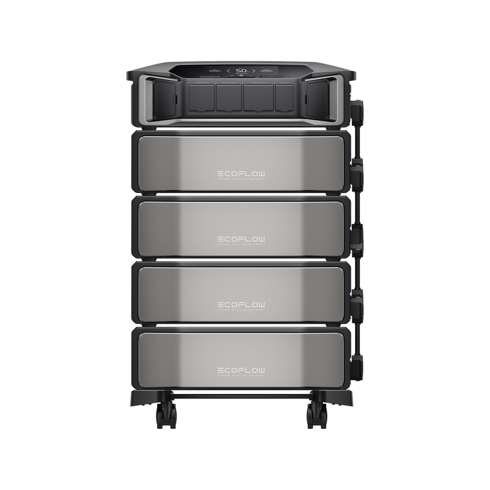 Estación de Energía Delta Pro Ultra 7.2kW para Respaldo Residencial, Incluye Batería de Litio LFP 6kWh (24kWh Totales), Sincronización para Mayor Potencia, Carga Solar Hasta 4000W, Capacidad de Trabajo Online (0ms) ECOFLOW