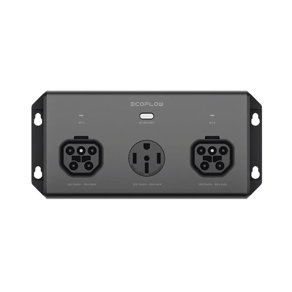 Hub para Conectar 2 EFYJ751PCSUS en Paralelo 120/240 Vca 50A Máximo ECOFLOW