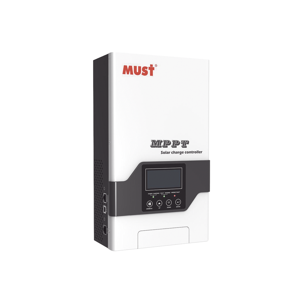 Controlador Solar MPPT 80A 12/24/36/48V, Máximo Voltaje de Circuito Abierto Voc 245Vcc, Configurable para Baterías de Litio MUST