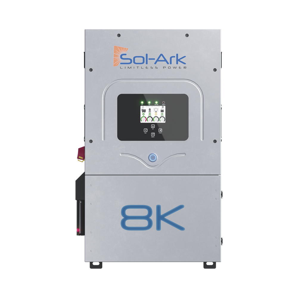 Inversor  Solar Interactivo Hibrido/ 8 Kw/ 220 Vcc / Fase Dividida /  WIFI Incluido / Soporta Tecnología de Batería Litio & Ácido-Plomo / Baterias a 48 Vcc  /  / Eficiencia 97.6% SOL-ARK