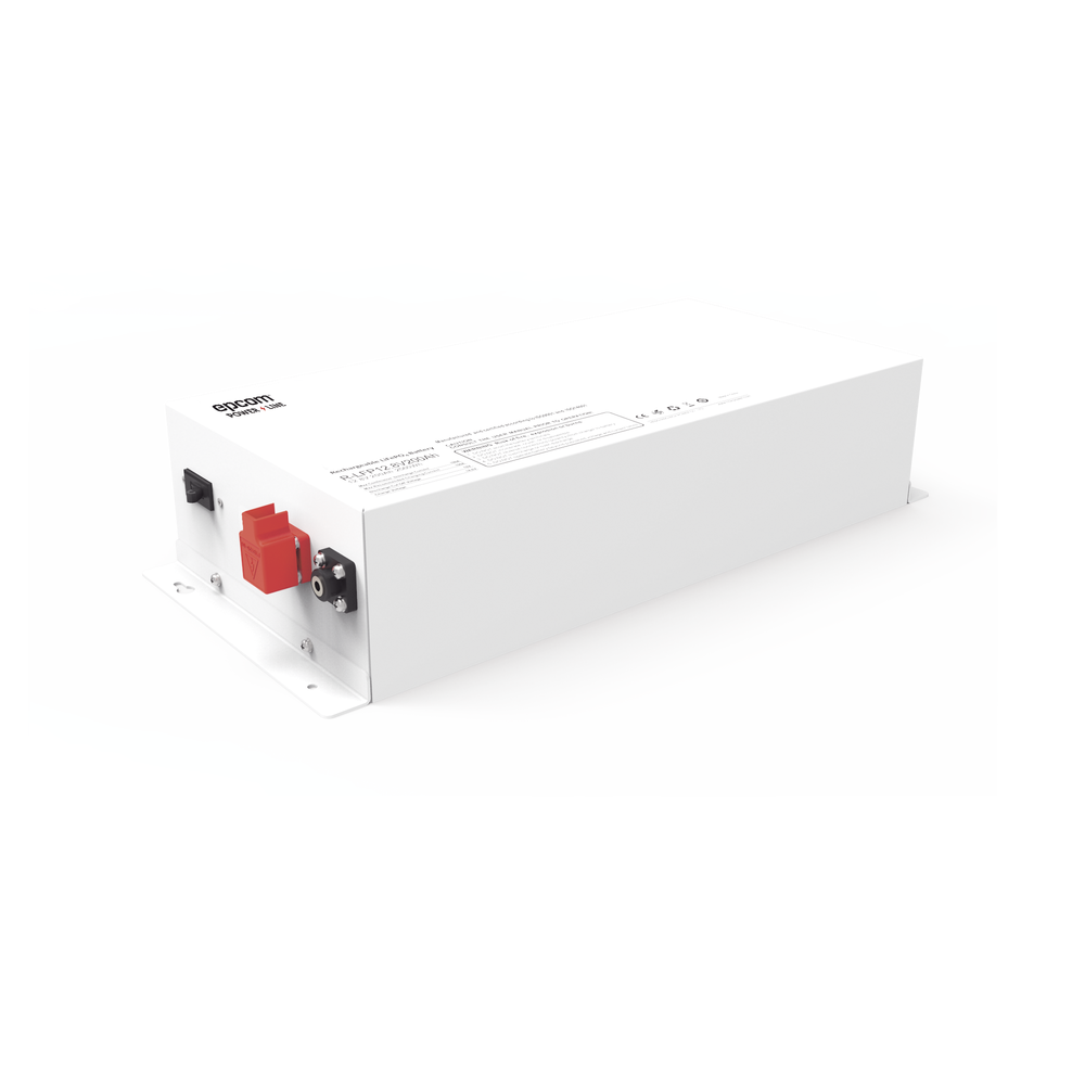 Batería de Litio Ciclo Profundo, 12.8Vcc 200Ah (LiFePO4 case Metalico), Máximo 100A de Descarga, Epcom by Ritar