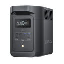 Estación de Energía Portátil de 980Wh Litio LFP / 10 Puertos AC 500 W (Max. 1000W) / 2 USB-C 100W / Cargador de Coche 10A a 12.6V / Conectividad WiFi y Bluetooth (App) / Carga Solar 500W Max. ECOFLOW