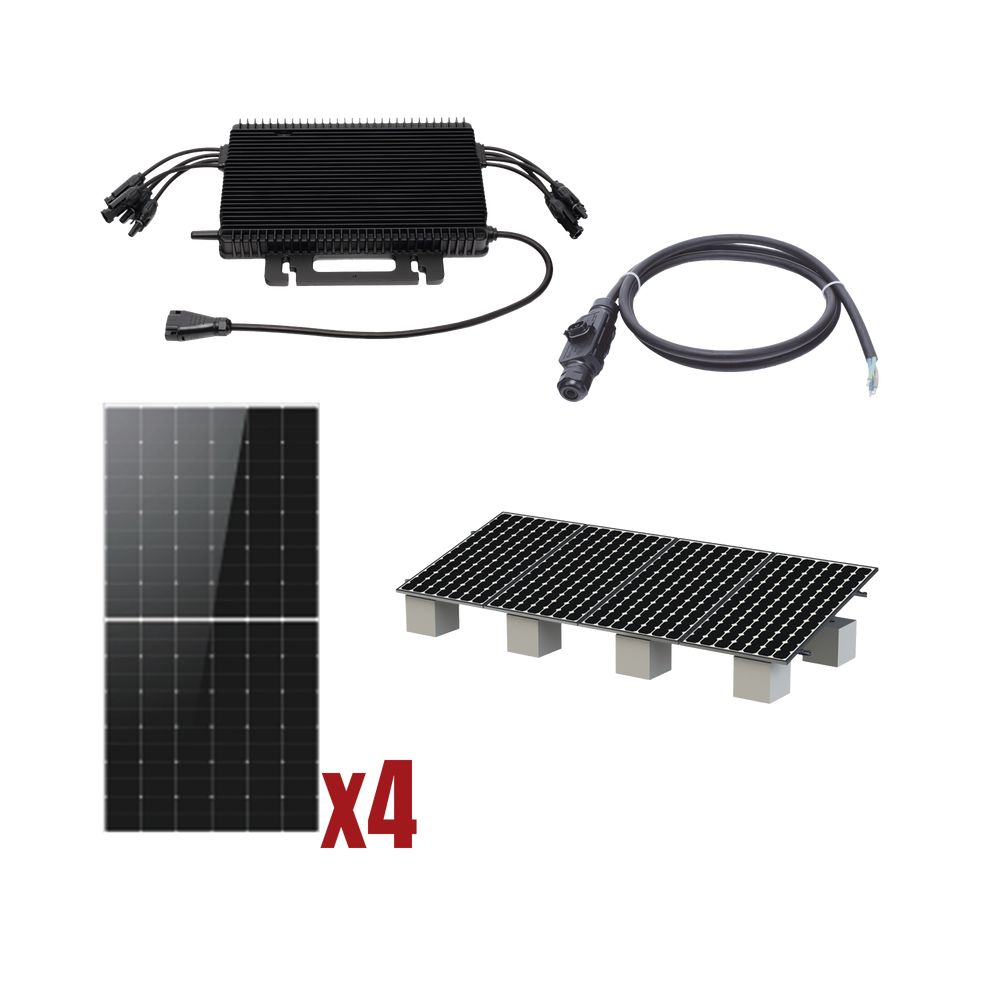 Kit Solar Interconexion  / 2kW  220Vca / Microinversores HOYMILES / Montaje Incluido   HOYMILES