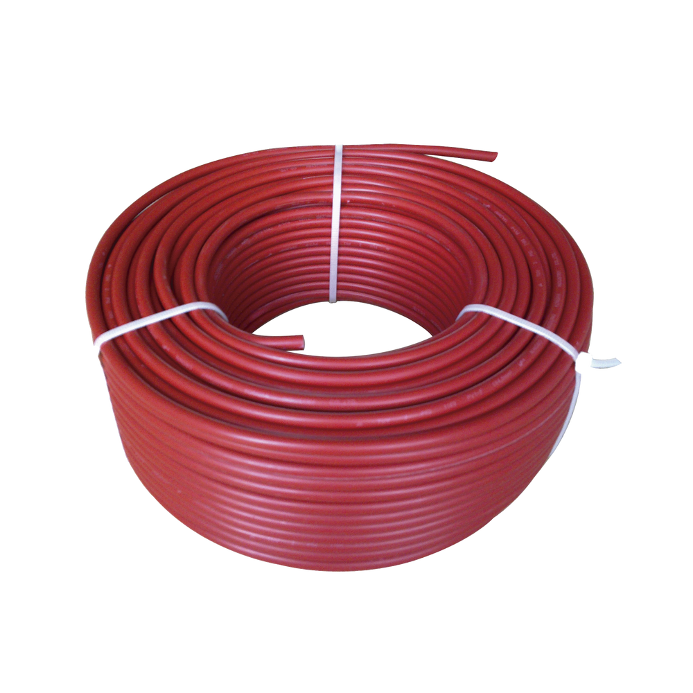 Cable Fotovoltaico Rojo / 10mm² (8AWG) / Material COBRE /  2000V / Rollo de 50 metros. EPCOM POWERLINE