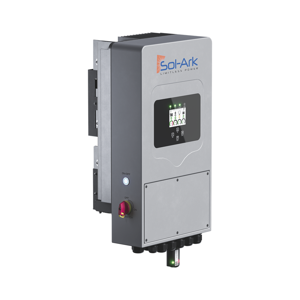 Inversor Híbrido de 5kw, 127Vca, WIFI incluido, IP65, Entrada de Baterías a 48Vcc, SOL-ARK