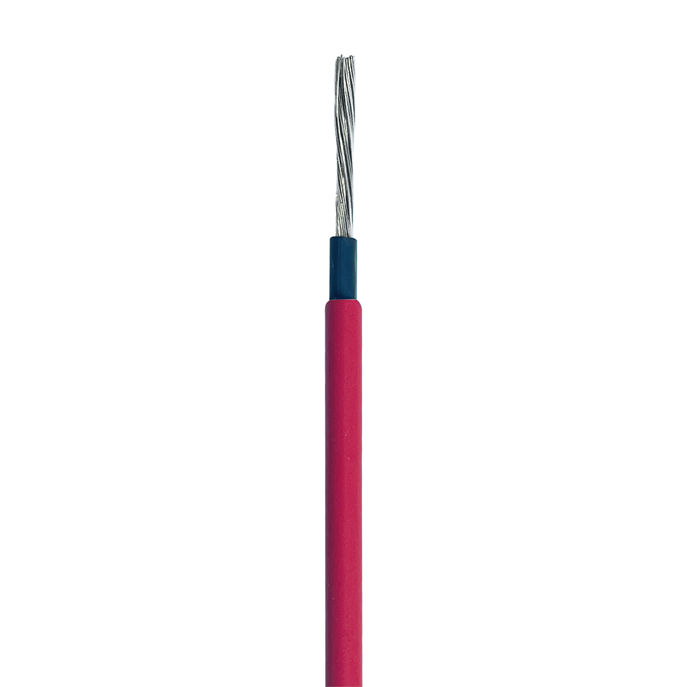 Cable Fotovoltaico Rojo / Cobre Estañado / 6 mm² (10 AWG) / 2000V / Rollo 100m / UL 4703 y TUV / EPCOM POWERLINE