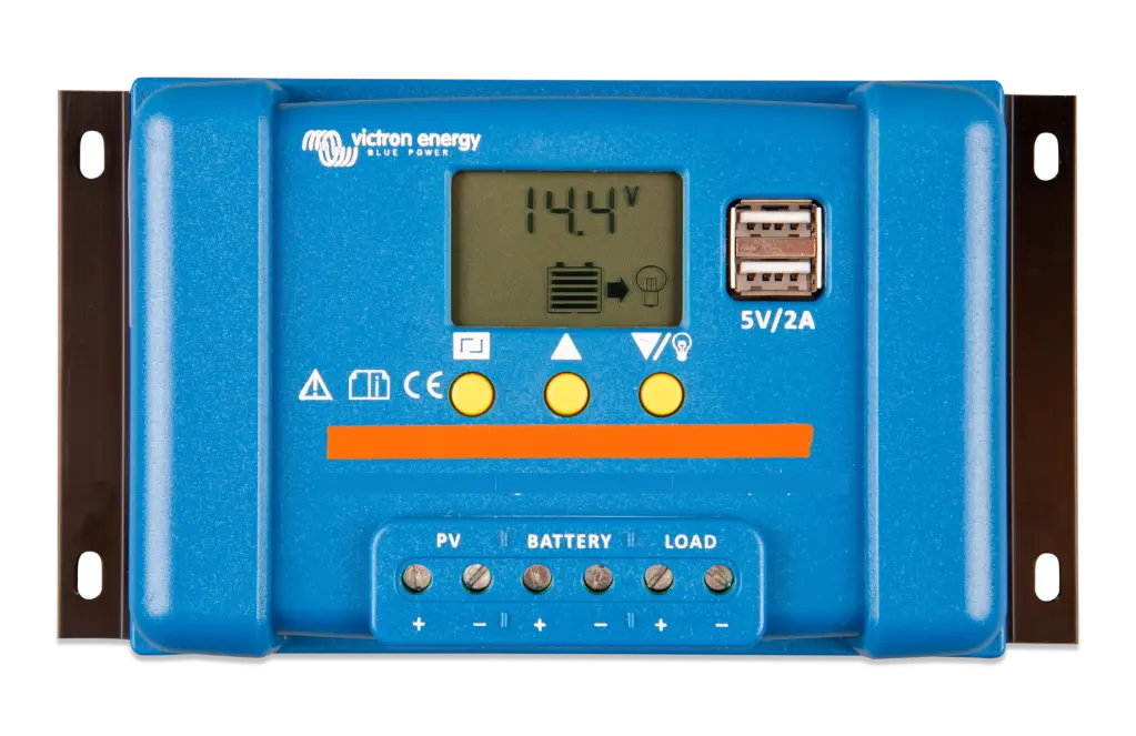BlueSolar PWM-LCD&USB de 30A / Controlador Solar PWM, PV:30A 28/55V, Batería: 12-24V, VICTRON