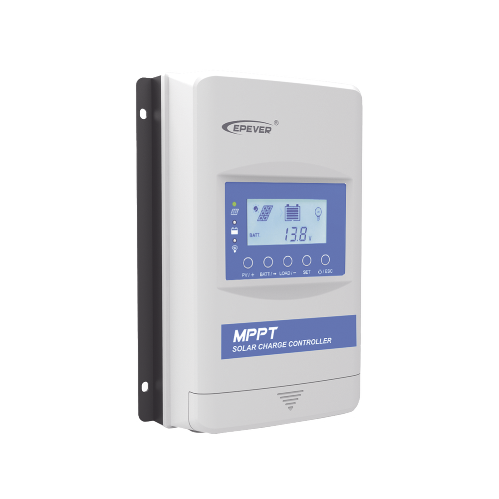 Controlador Solar MPPT 40A 12/24V, Máximo Voltaje de Circuito Abierto Voc 100Vcd, EPEVER