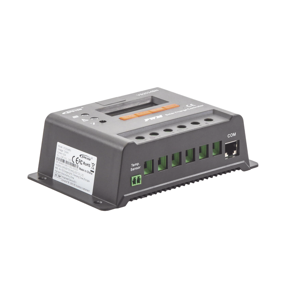 Controlador Solar de Carga y Descarga PWM 12/24V 20A con Display, EPEVER