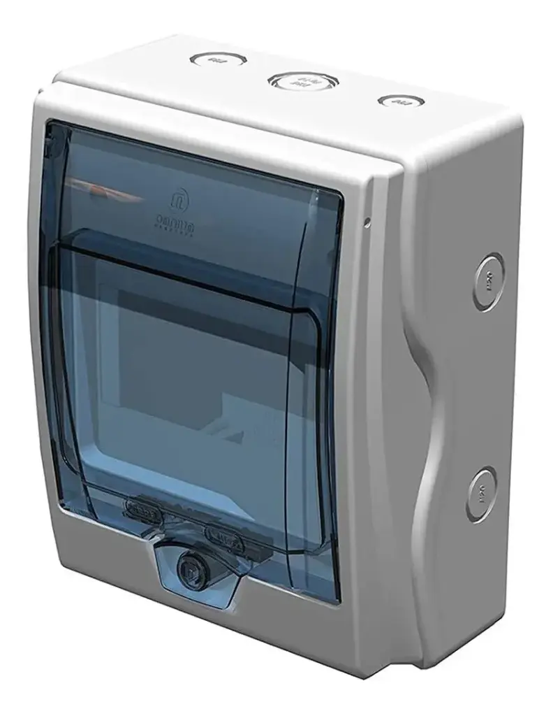 Caja Plástica Riel DIN de 6 Módulos IP65 Omnium