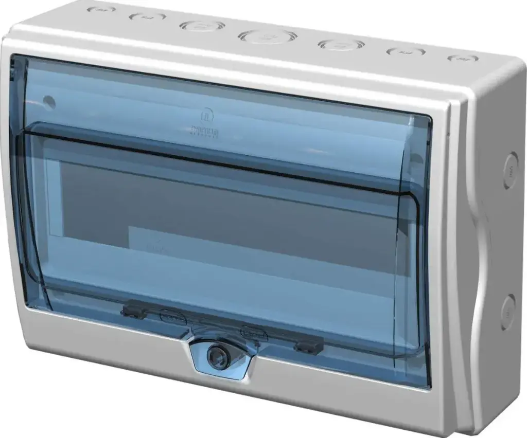 Caja Plástica Riel DIN de 12 Módulos IP65 Omnium