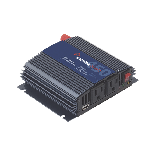 [SAM-450-12] Inversor de Corriente (CD-CA). Potencia Nominal 450 W, Ent:12Vcc, Sal: 115Vca 60 Hz
