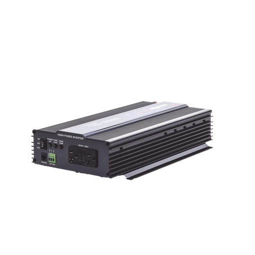 [PST-1000F-12] Inversor de Corriente Onda Pura 1000W, Entrada 12 Vcd, Salida 120 Vca