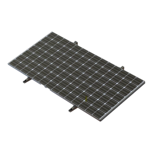 [PSFR03H]  Montaje Para Piso de Concreto Para un Modulo Fotovoltaico  de 450 a 660W en horizontal, PRECISION