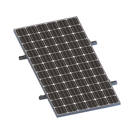 [VEKTORMINIKIT1X1] Kit De Minirieles Para Panel Solar Arreglo 1X1 Para Instalación Plano En Lámina