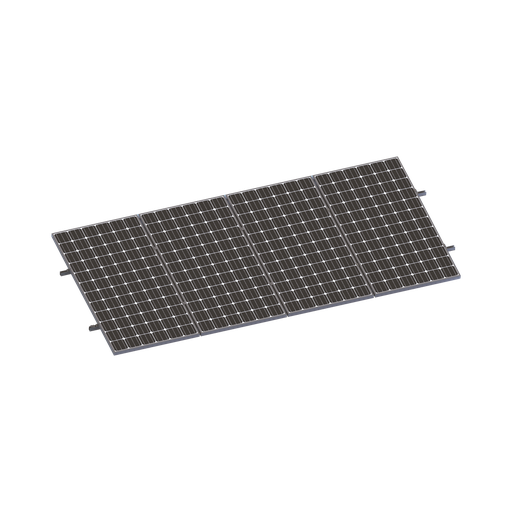 [VEKTORMINIKIT1X4] Kit De Minirieles Para Panel Solar Arreglo 1X4 Para Instalación Plano En Lámina EPCOM POWERLINE