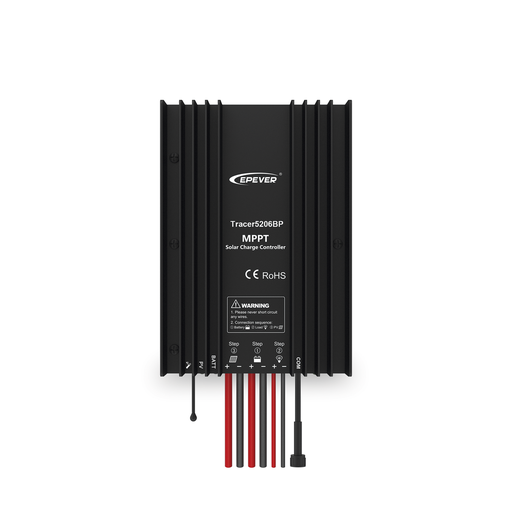 [TRACER5206BP] Controlador Solar MPPT 20A 12/24V, Máximo Voltaje de Circuito Abierto Voc 100Vcc, Configurable para Baterías de Litio EPEVER