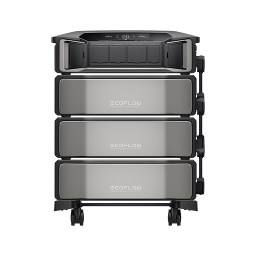[EFDPU3BP] Estación de Energía Delta Pro Ultra 7.2kW para Respaldo Residencial, Incluye Batería de Litio LFP 6kWh (18kWh Totales), Sincronización para Mayor Potencia, Carga Solar Hasta 4000W, Capacidad de Trabajo Online (0ms) ECOFLOW