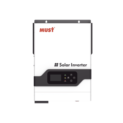 [PV182024LV] Inversor / Cargador de 2 KW para Sistemas Tipo Isla a 24Vcd / 120Vca, Onda Sinusoidal Pura con Controlador MPPT MUST
