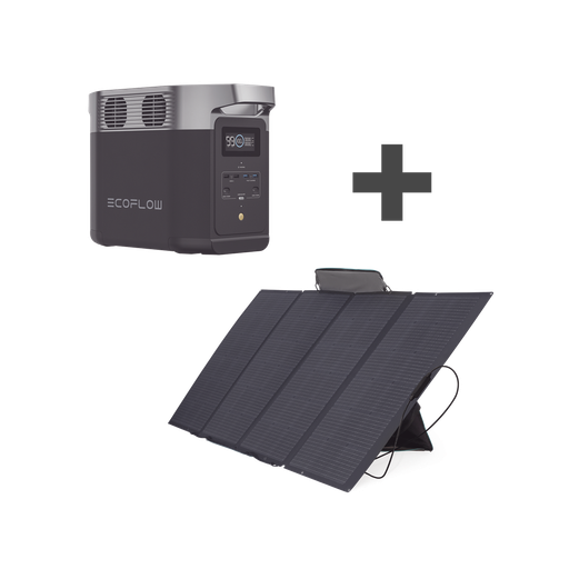 [DLT2-KIT] Kit de Estación de Energía Portátil 1024Wh + Panel Solar Flexible 400W  ECOFLOW