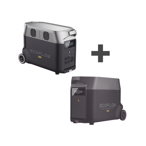 [DLTPRO-BP] Kit de Estación de Energía Portátil 3600Wh + Batería Externa 3600Wh (7200Wh) ECOFLOW