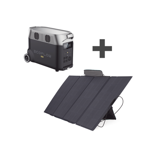 [DLTPRO-KIT] Kit de Estación de Energía Portátil 3600Wh + Panel Solar Flexible 400W ECOFLOW