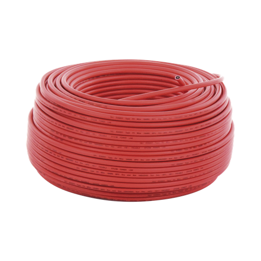 [CBL-PV-10R/100] Cable Fotovoltaico Rojo / 6mm² (10AWG) / Material COBRE / 2000V / Rollo de 100 m EPCOM POWERLINE