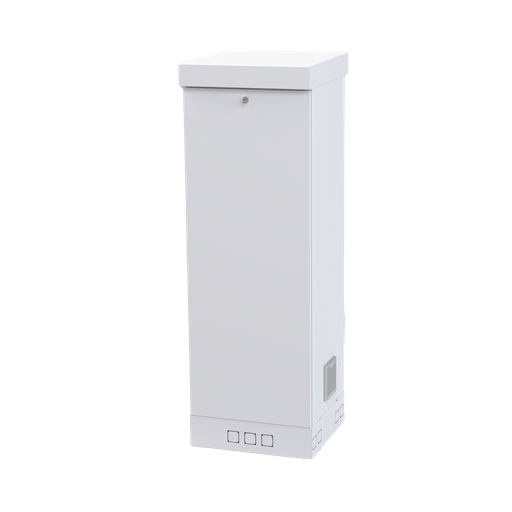 [LF-RE-06-05-31UW] Gabinete para Piso, Capacidad, 31 Unidades de Rack, Doble puerta y Postes frontales e intermedios ajustables, Color Blanco, 700kg, LINKEDPRO