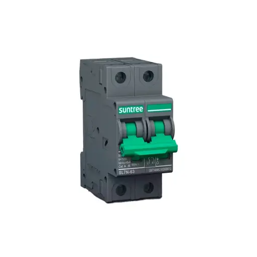 [INT2x20CD550BLK] Interruptor termomagnético corriente directa 2X20A 550v BLK Suntree