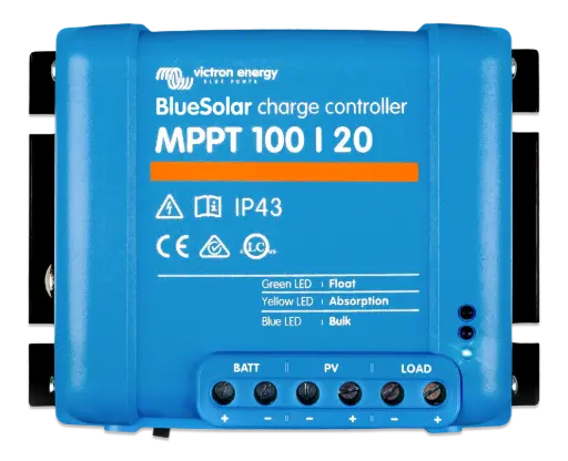 [SCC110020170R] BlueSolar MPPT 100/20 / Controlador Solar MPPT, PV:20A 100V, Batería: 12-48V, VICTRON
