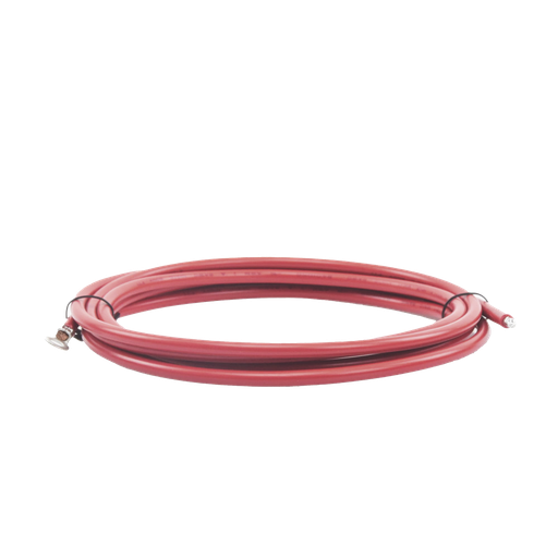[CBL-8AWG-3R] Cable para Controlador 3.0 m, Rojo, Calibre 8 AWG con Terminal de Ojo en un Extremo