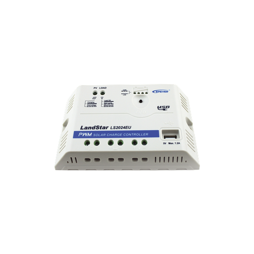[LS-2024-EU] Controlador Solar PWM 12/24 V 20 A, Salida USB, EPEVER