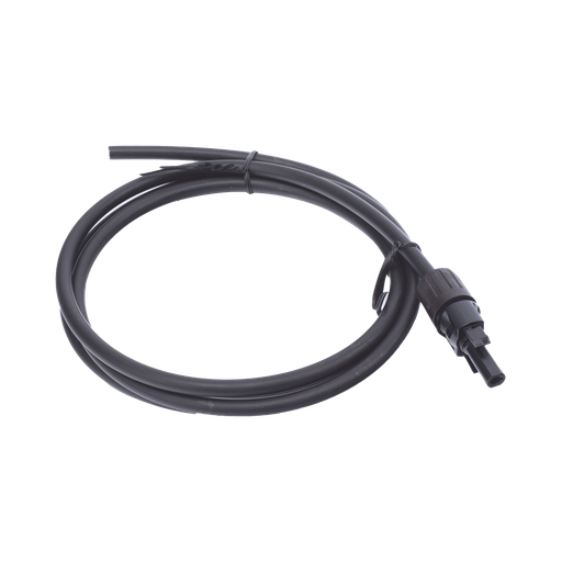 [CBL-MC4-1.5BLK] Cable Fotovoltaico 1.5 m, Negro, Calibre 10 AWG con Terminal MC4-H en un Extremo