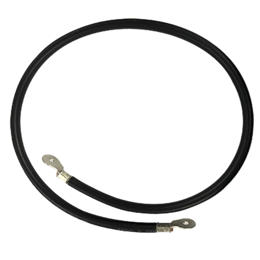 [CBL-AWG2-1B] Cable para Baterías, 1 m, Negro, Calibre 2 AWG con Terminales de Ojo en Ambos Extremos
