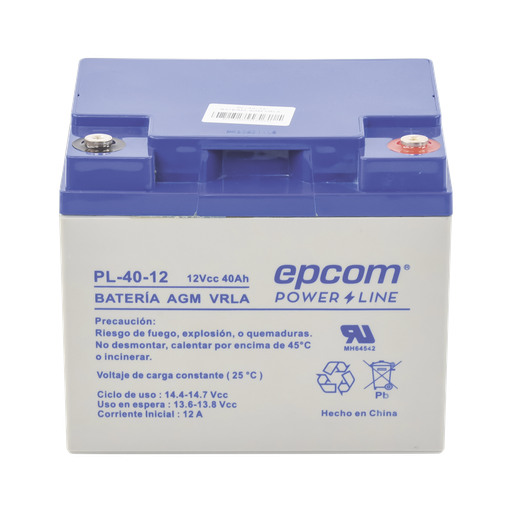 [PL-40-12] Batería VRLA AGM 12V 40Ah para Aplicación Fotovoltaica