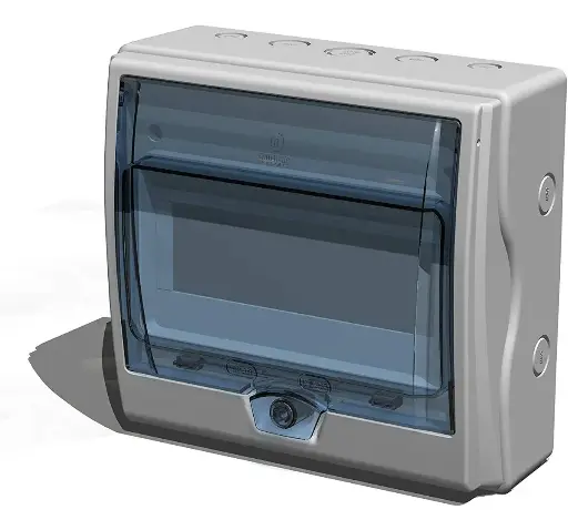 [SP6508] Caja Plástica Riel DIN de 8 Módulos IP65 Omnium