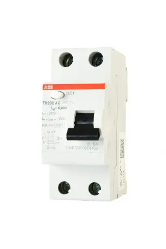 [INT2x40DF] Interruptor Termomagnético Diferencial AC de 40A, 30mA, 2 Polos ABB
